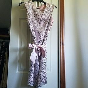 Pink sleeveless dress